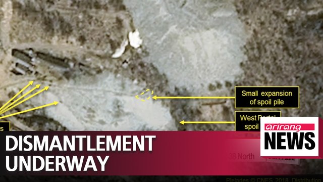 North Korea has started dismantling Punggye-ri nuclear test site: 38 North