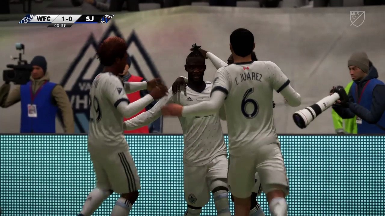 Major League Soccer - San Jose Earthquakes @ Vancouver Whitecaps - fifa 18 simulation