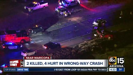 Two killed in wrong-way crash on SR-347