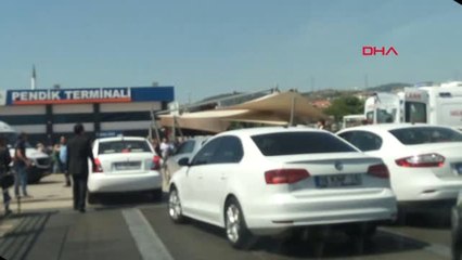 Pendik İdo İskelesinde Bir Feribotun Kıyıya Yanaşması Sırasında Meydana Gelen Kazada Yaralılar...