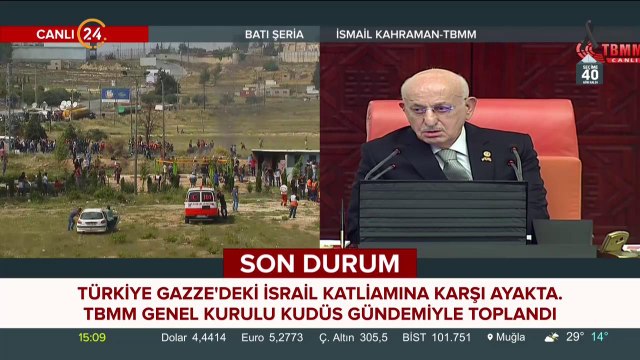 TBMM Kudüs gündemiyle toplandı