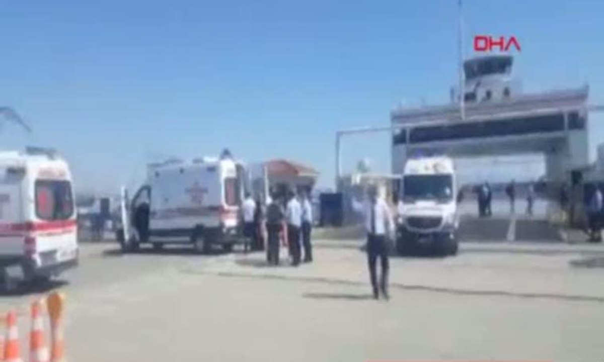 Pendik'te feribot kazası