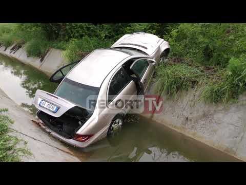 Report TV - Fier, makina del nga rruga, dy të plagosur dhe një i vdekur