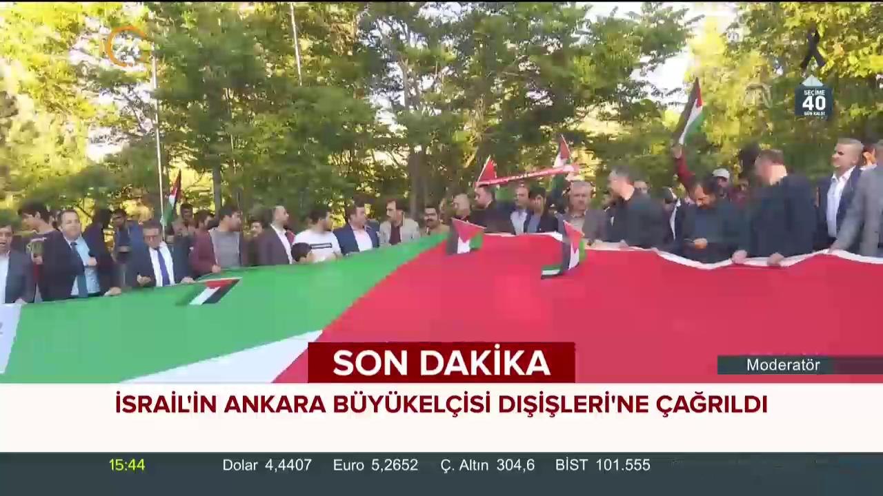 İsrail'in Ankara Büyükelçisi, Dışişleri Bakanlığı'na çağrıldı