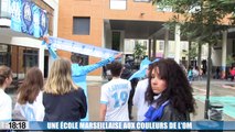 Marseille : les élèves du Cours Bastide s'habillent aux couleurs de l'OM