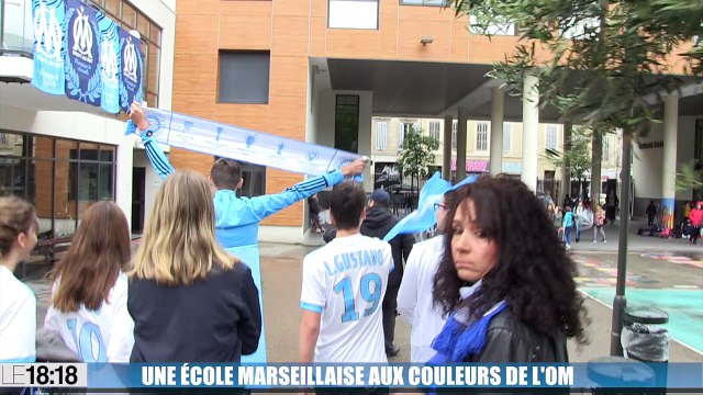 Marseille : les élèves du Cours Bastide s'habillent aux couleurs de l'OM