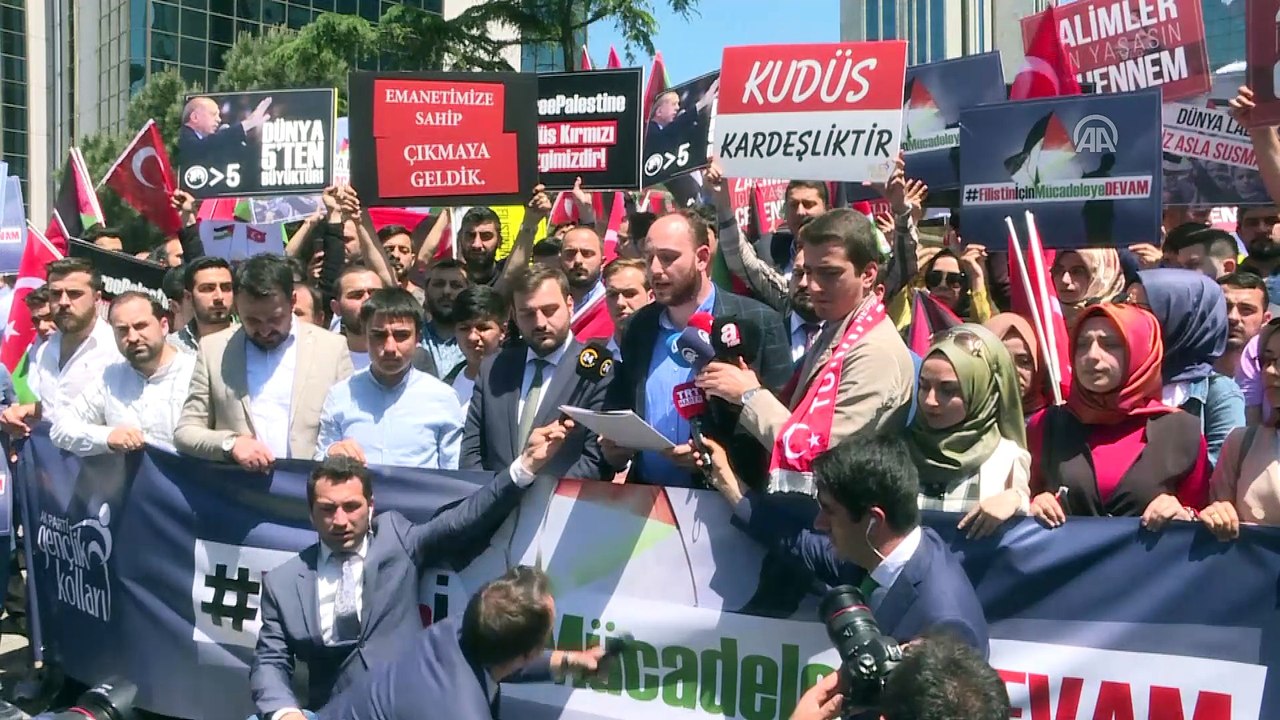 ABD'nin Tel Aviv Büyükelçiliğini Kudüs'e taşımasına tepki - İSTANBUL