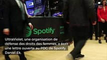 Un groupe de femmes demande à Spotify de retirer certains artistes de ses playlists