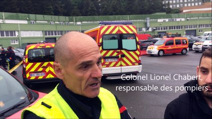 Exercice militaire sur la base de Lyon Mont Verdun
