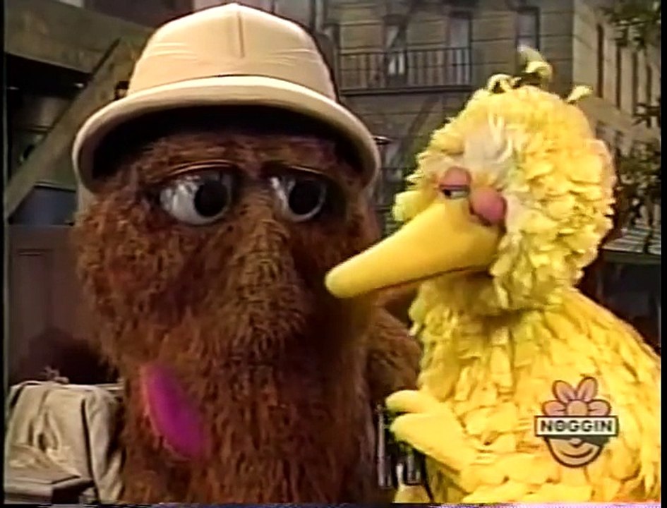 Classic Sesame Street - Big Bird and Snuffy Explore the Street