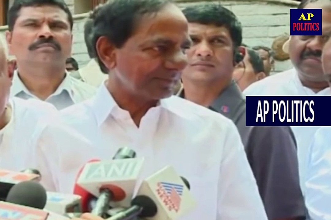 CM KCR Addressing Media After Meeting With Deve Gowda _ Federal Front _ Bangalore‌-AP Politics