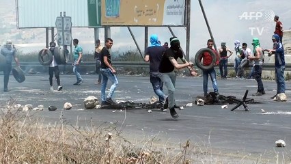 اشتباكات بين الفلسطينيين والقوات الإسرائيلية في نابلس