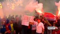 Report TV -Vllaznia drejt rënies, tifozët protestë para Bashkisë, Tërbuni kërkesë në FSHF