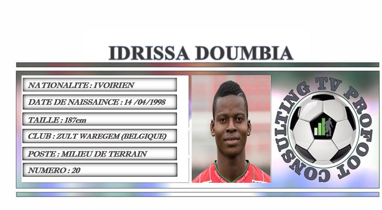 IDRISSA DOUMBIA ●II Best Skills & Passes II●ZULT WAREGEM(BELGIQUE)