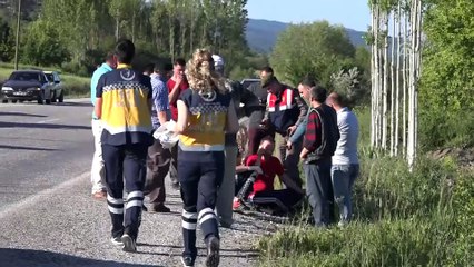 Domaniç'te trafik kazası: 2 yaralı - KÜTAHYA