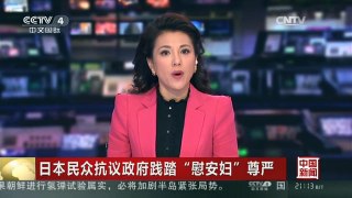 [中国新闻]日本民众抗议政府践踏“慰安妇”尊严