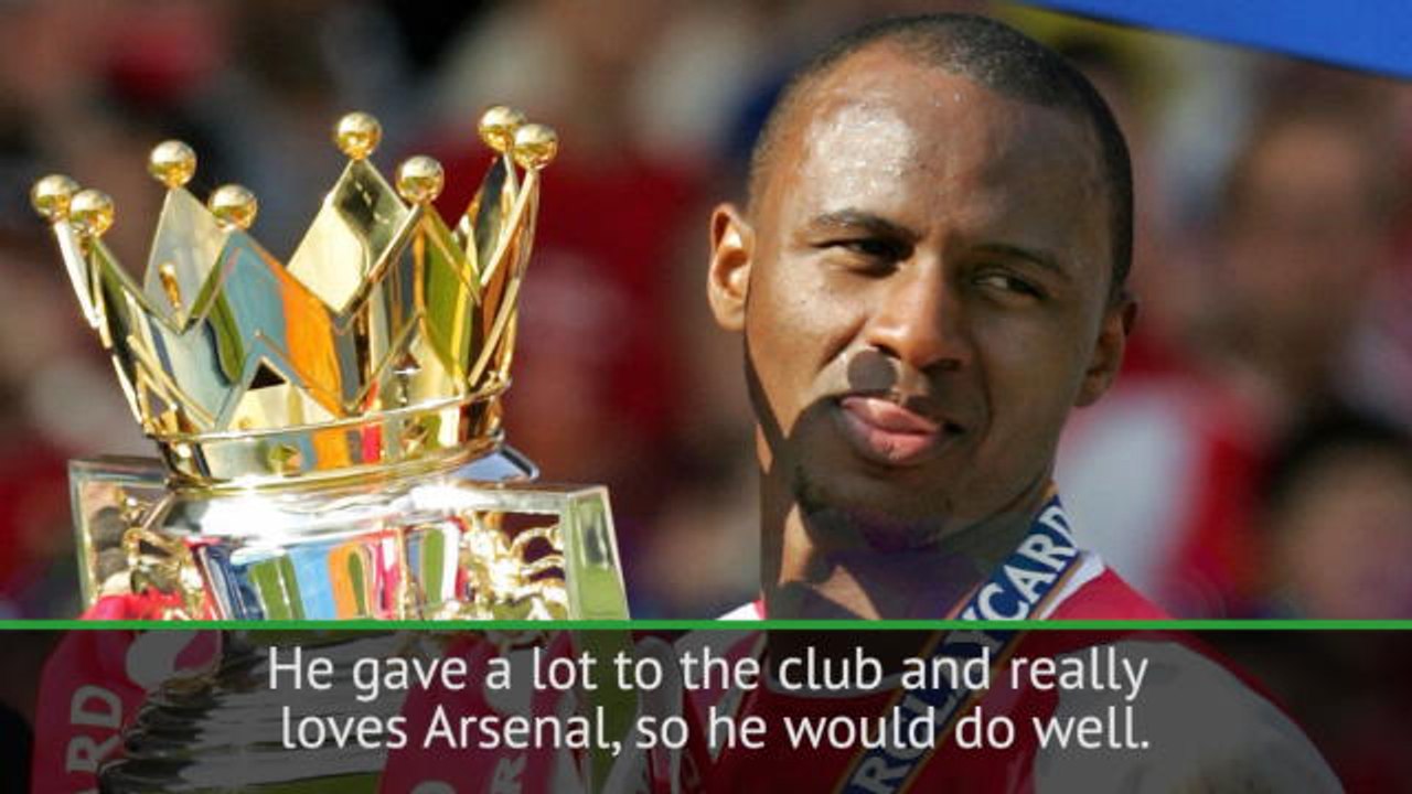 Vieira would 'do well' as Arsenal boss - Reyes
