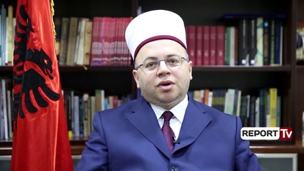 Report TV - Kreu i KMSH, Skënder Bruçaj uron besimtarët myslimanë për muajin e Ramazanit