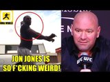 Jon Jones is so weird it takes a lot of drúgs to think like him,Dana on Daniel Cormier,Poirier