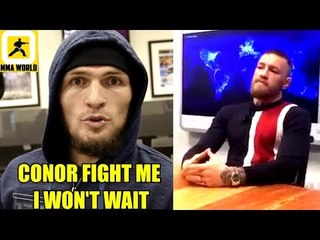 Khabib offers ultimatum to Conor McGregor-Fíght this year otherwise i don't know!,Cormier,Jon Jones