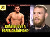 UFC just presented Khabib with a UFC title because he has Russia behind him,Rogan on Conor MCgregor