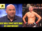 Dana White announces UFC is trying to make GSP vs Nate Diaz for UFC 227,Garbrandt on Dillashaw