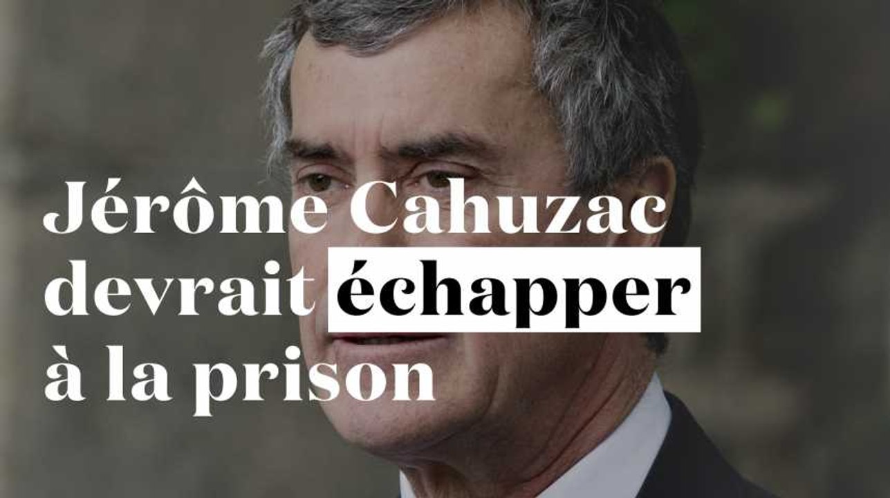 Jérôme Cahuzac devrait échapper à la prison