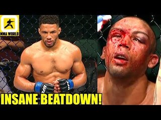 MMA Community Reacts to the brutal Ground and Pound in Kevin Lee vs Barboza,FN 128 Results