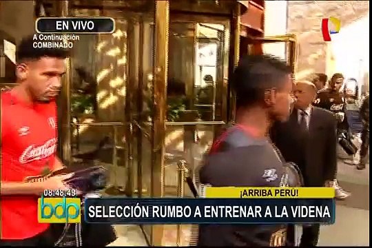Selección Peruana parte rumbo a la Videna para continuar con entrenamientos