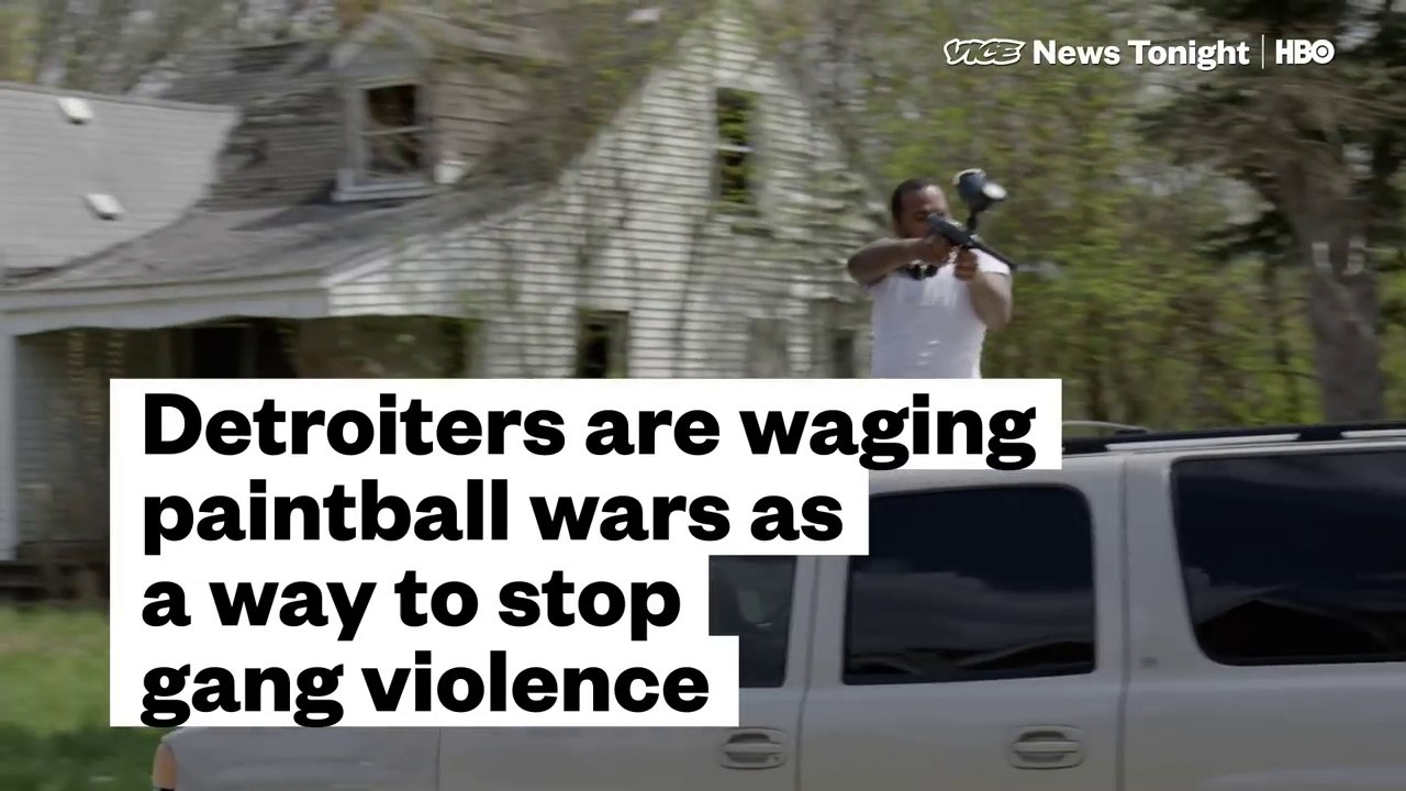 Detroiters Are Waging Paintball Wars As A Way To Stop Gang Violence (HBO)
