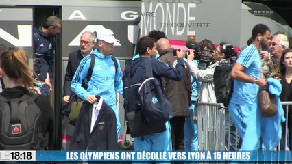 Les Olympiens ont décollé pour Lyon vers 15h !
