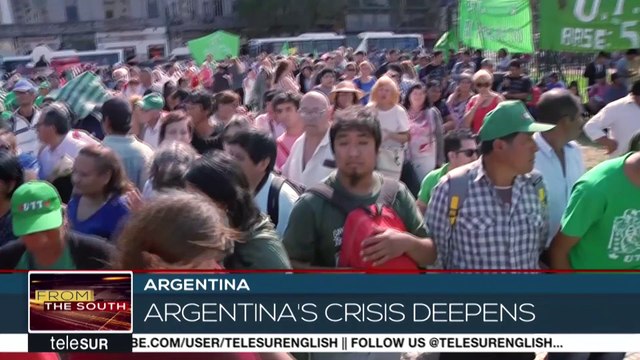 Argentinians Protest Against Negotiations Between Government And IMF