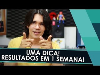 1 Dica de estudo, resultados em uma semana