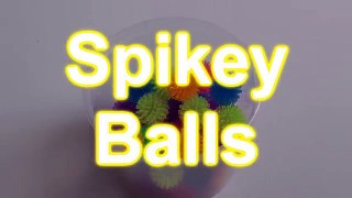 Color Counting Game with Spikey Balls