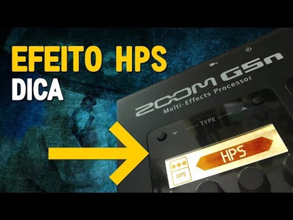 Dica para o efeito HPS (harmonizer pitch shifter) da Zoom G5n