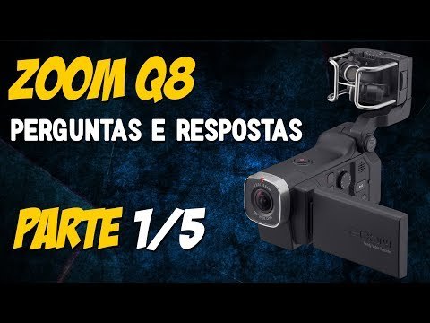 Zoom Q8 (1/5) - Microfones, Fragilidade e Transmissão ao Vivo.