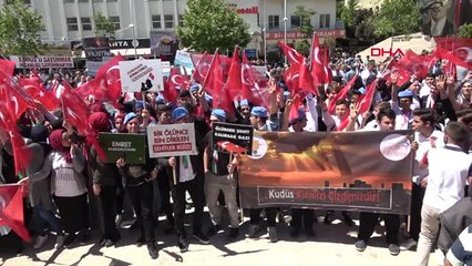 Bolu'da ABD ve İsrail Protesto Edildi