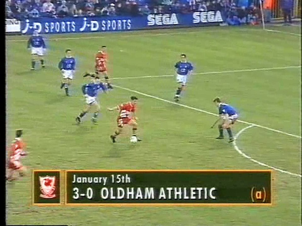 Oldham Athletic - Liverpool 15-01-1994 Premier League