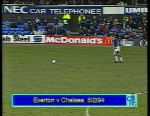 Everton - Chelsea 05-02-1994 Premier League
