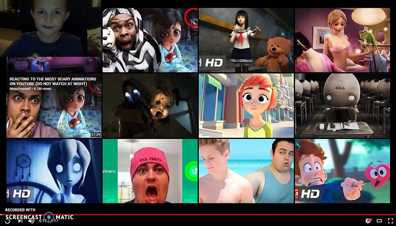 Reaction 14 Scary Animations Video Dailymotion