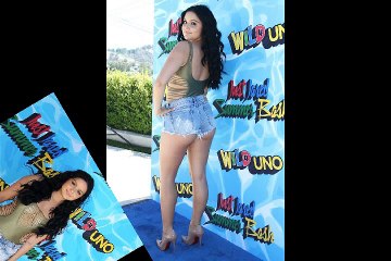 Ariel Winter wears her favorite shorts for the Just Jared Summer Bash