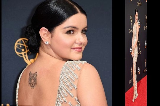 Ariel Winter wears sheer silver dress just like her style idol Jenner