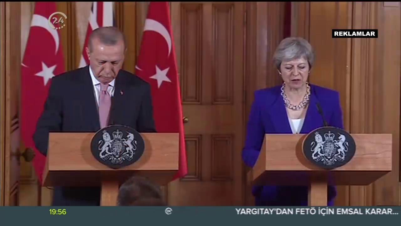 Cumhurbaşkanı İngilterede