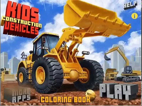 Kids Construction Vehicles Games (Bulldozer, Excavator, Wheel Loader, trucks)