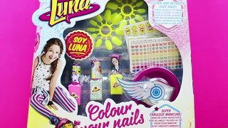 Set de manicura de SOY LUNA en español | Juguetes de Soy Luna de Disney | Cosmética para niñas