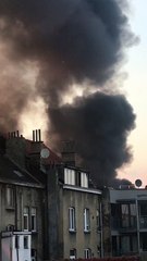 Incendie rue Stepman à Koekelberg