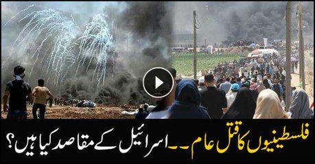 Massacre of Palestinians - What does Israel really want?