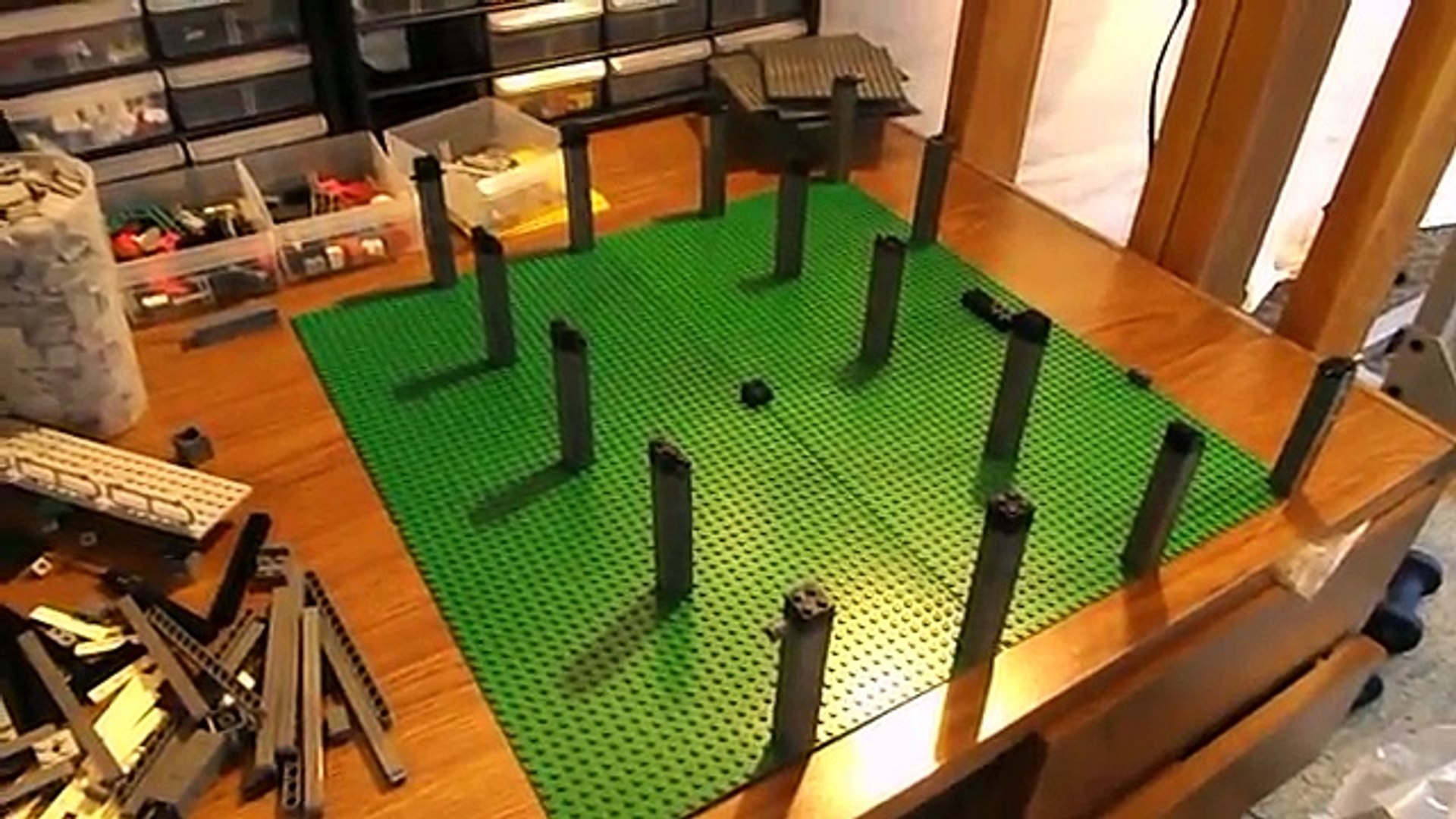 Building a LEGO Parking Garage - video