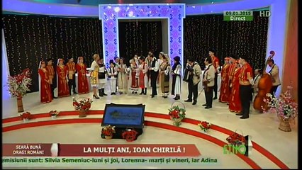 Marica Pitu - Fata cu ochi maslini (Seara buna, dragi romani! - ETNO TV - 09.01.2015)