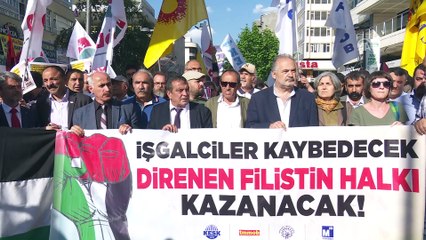 İsrail'in Gazze'deki katliamına tepkiler - ANKARA